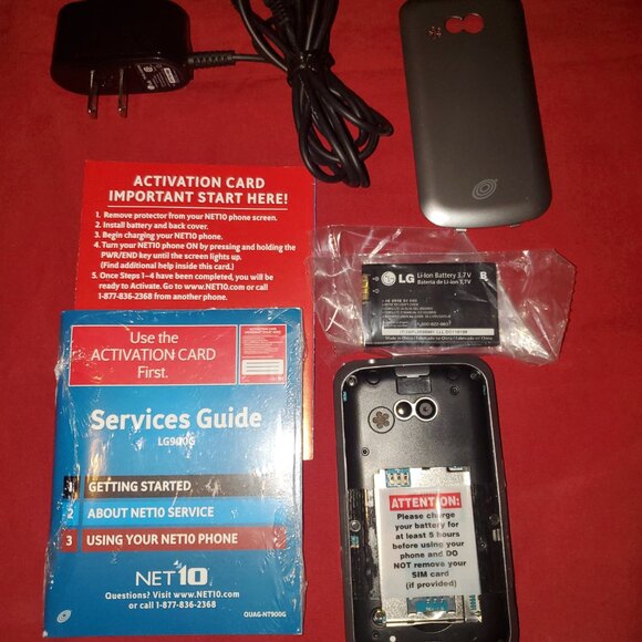 NEW NET10 RECONDITIONED DIGITAL NTLG900GR CELLPHONE PHONE 900G - Picture 2 of 3